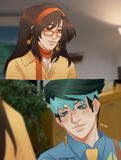 fullcolor bust up - pareja . +