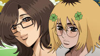 two characters . icon